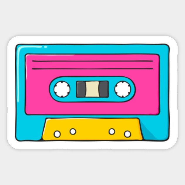 Vintage Audio Tape Cassette 80s 90s Halloween Party Costume T