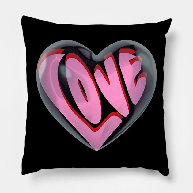 Love Heart Balloon | Valentine | Lovely Couple Pillow by STYLEEPOOL