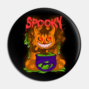 Scary Night Pin