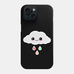 Kawaii Cloud | Rainbow Rain Phone Case