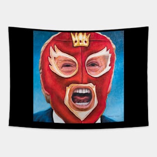 Donald: Wrestling Mask Portrait Tapestry