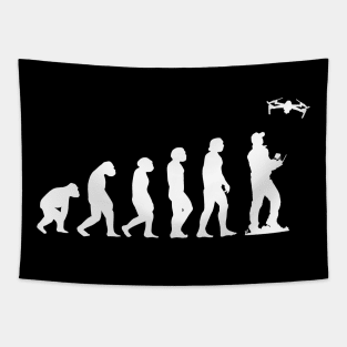 Evolution Quadcopter Pilot Drone Enthusiast Novelty Tapestry