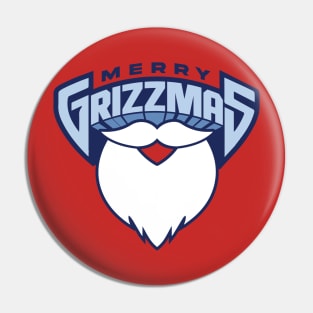 Merry Grizzmas Christmas Pin