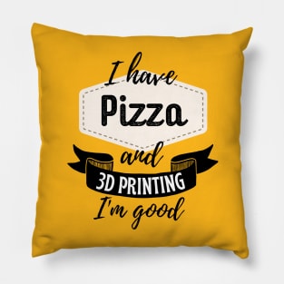 Pizza and 3D Printing Alt Pillow