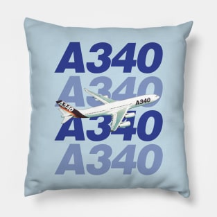 A340 in flight Pillow