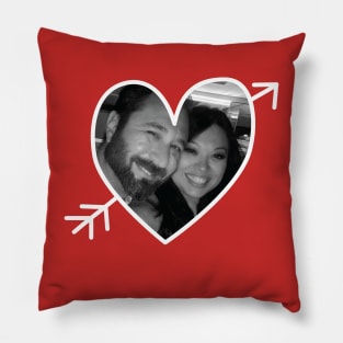 Monica and Nate Stag Party Shirt Pillow