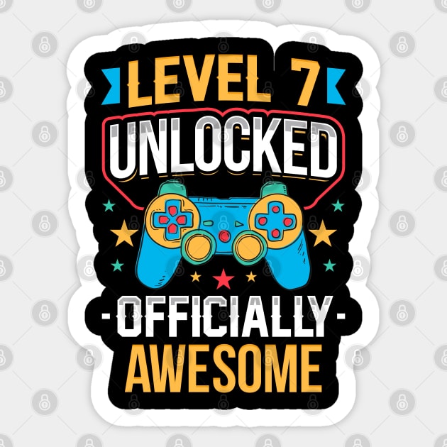 LEVEL 7 UNLOCKED Sticker by SAI335