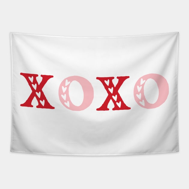 XOXO Tapestry by LylaLace Studio