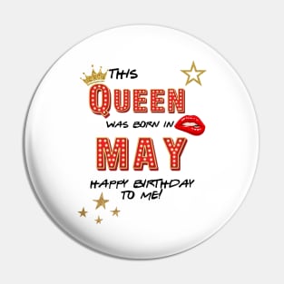 May Birthday Gift Pin