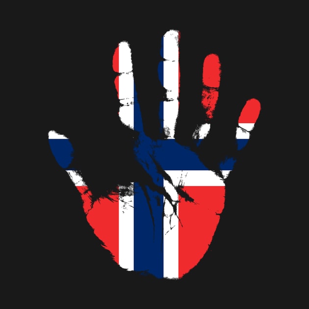 Norway Flag, Hand of Norway, Norge flag by Jakavonis