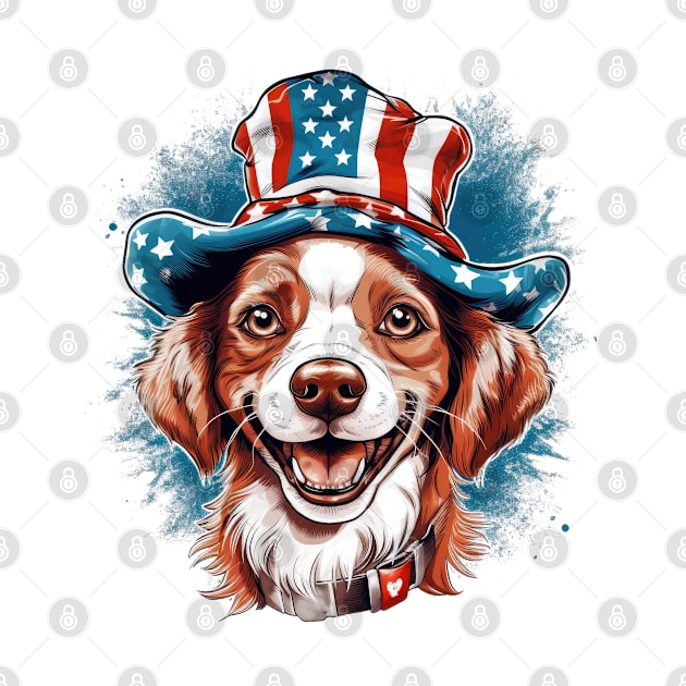 4th of July Dog #6 by Chromatic Fusion Studio