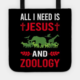 I Need Jesus And Zoology Zoologist Tote