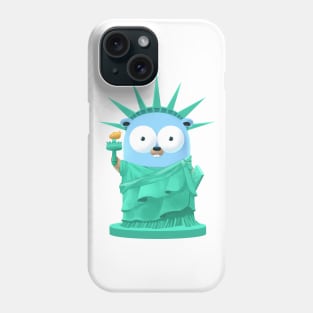 Golang Gopher Go Liberty Phone Case