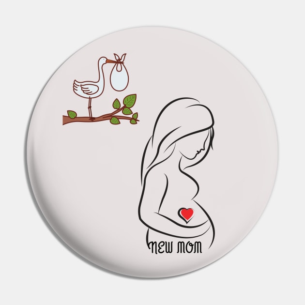 New MOM Pin by O.M design