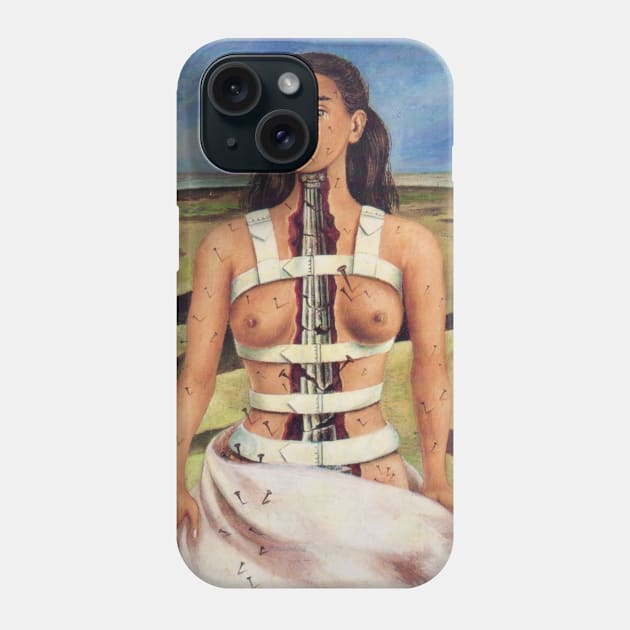 The Broken Column by Frida Kahlo Phone Case by FridaBubble