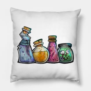 Potion Bottles Pillow