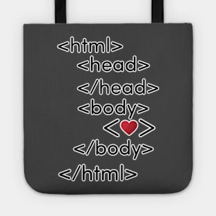 programmer's heart Awesome Design Tote