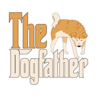 Akita Dog Dad Dogfather Dogs Daddy Father Rottie T-Shirt