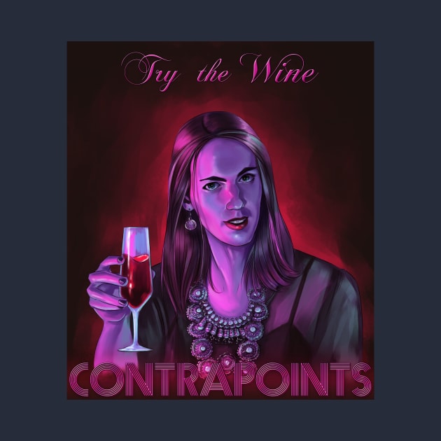 Try the Wine by Skutchdraws