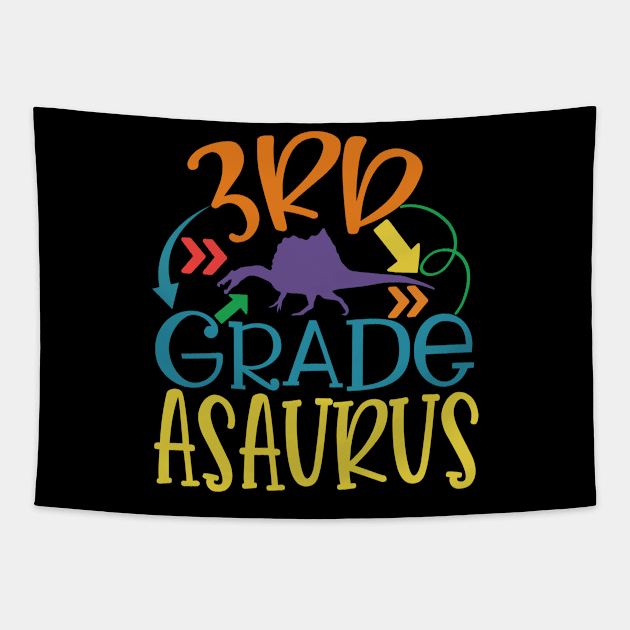 Third Grade Asaurus Tapestry by VijackStudio