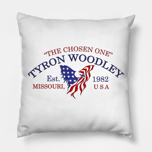 Tyron "The Chosen One" Woodley Pillow by RecklessPlaya