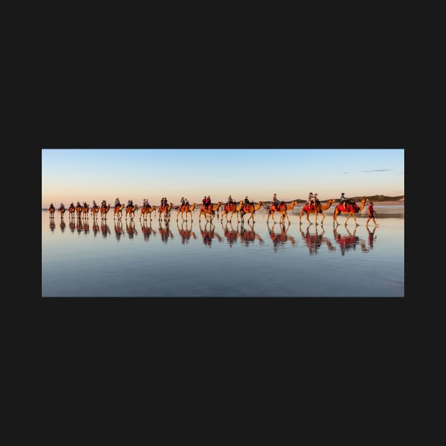 Camel Riders, Cable Beach, Broome WA by AndrewGoodall