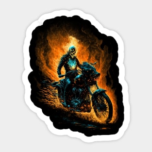 Fire Ghost Rider Biker Skull Custom Name All Over Print Baseball