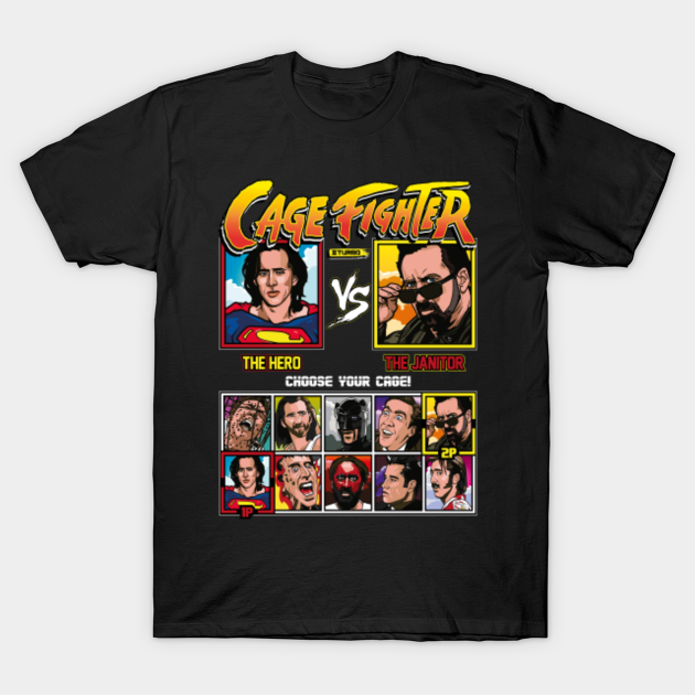 Cage Fighter 2 Turbo - Nicolas Cage - T-Shirt