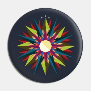 Half Circle Stars Pin