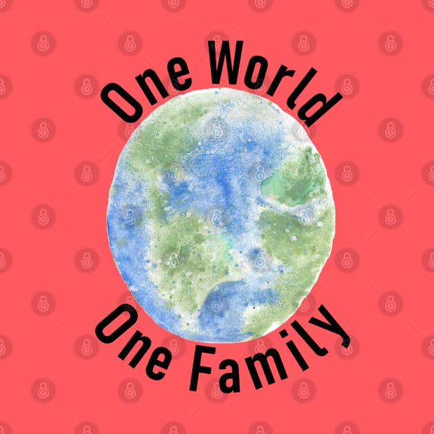One World One Family by Lunar Scrolls Design
