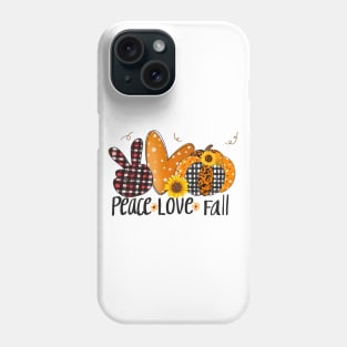 Peace Love Fall Phone Case