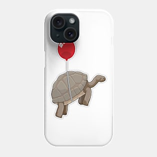 Turtle with Balloon Phone Case