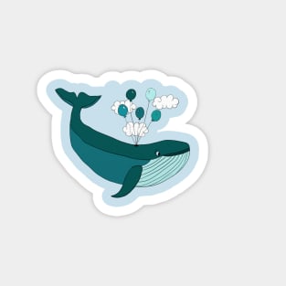 Party Whale Magnet