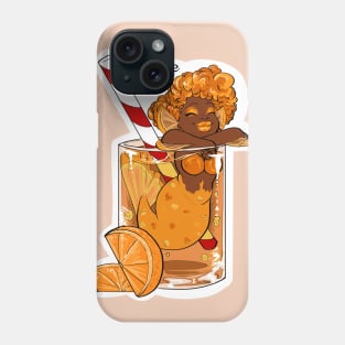 Orange Juice Mermaid Phone Case