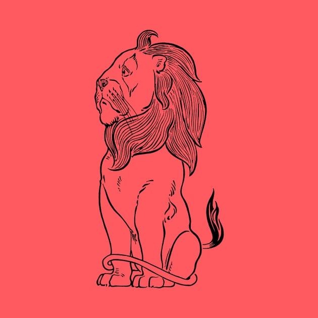 Vintage Lion from the Wizard of Oz by MasterpieceCafe