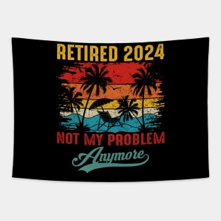 Vintage Retired 2024 Not My Problem Anymore Tapestry