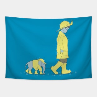 Boy's Best Friend Tapestry