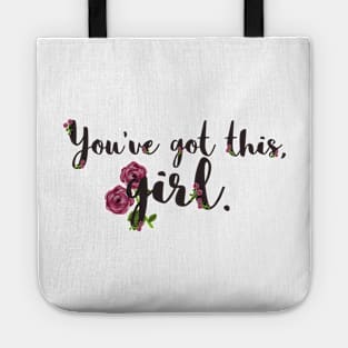 You've got this, girl. Tote