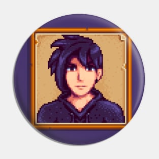 Sebastian Portrait Pin