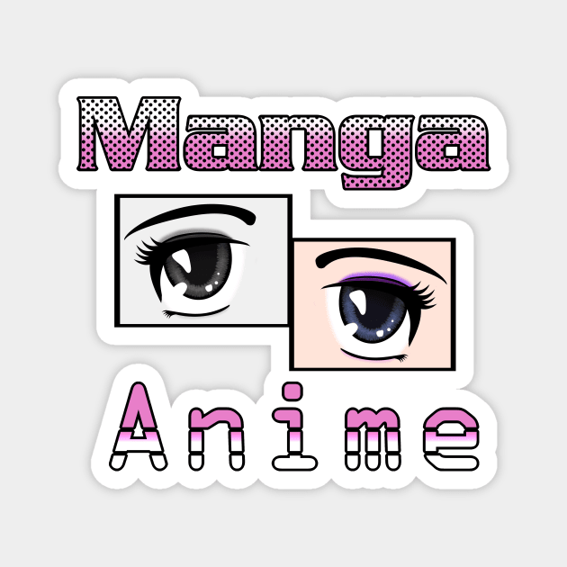 Manga Anime Eyes Magnet by desireatin