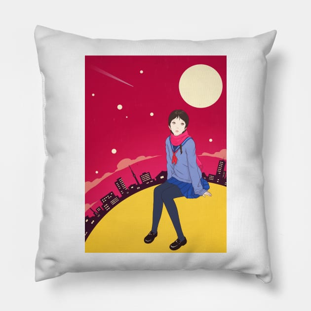 Machikado twilight Pillow by saitmy