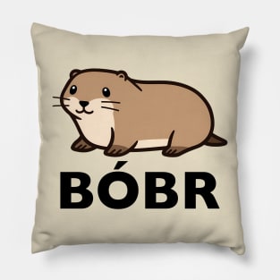 Kawaii Bober - Cute Beaver Pillow