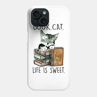 Book cat Phone Case