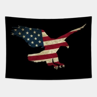 America Flag Eagle Tapestry