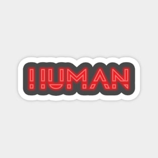 Neon Human Pocket Magnet