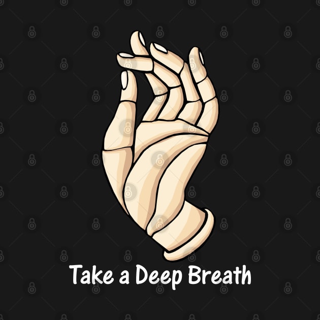 Take a Deep Breath Buddha by KewaleeTee