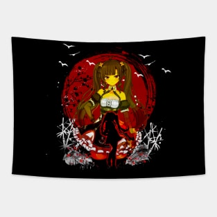 Embrace the SoulForce Anime-Inspired SoulWorkers Tee Tapestry