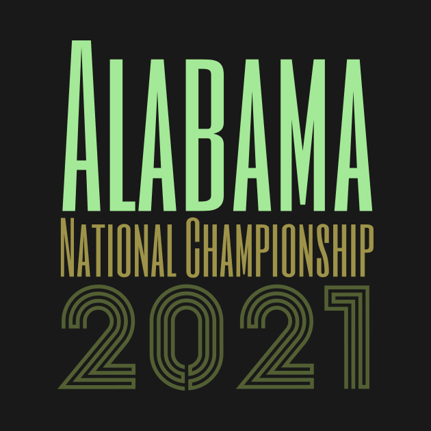 Alabama National Championship by daghlashassan