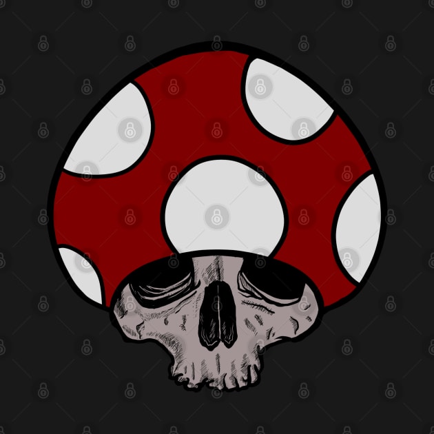 Skull Mushroom by DeathAnarchy