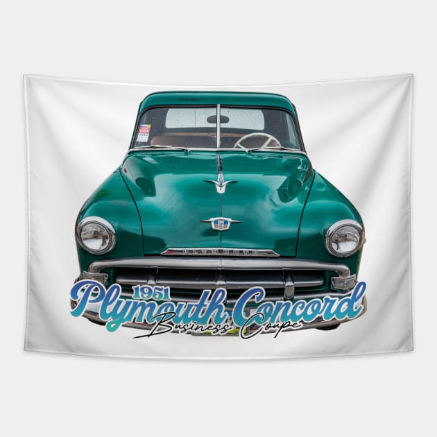 1951 Plymouth Concord Business Coupe Tapestry by Gestalt Imagery